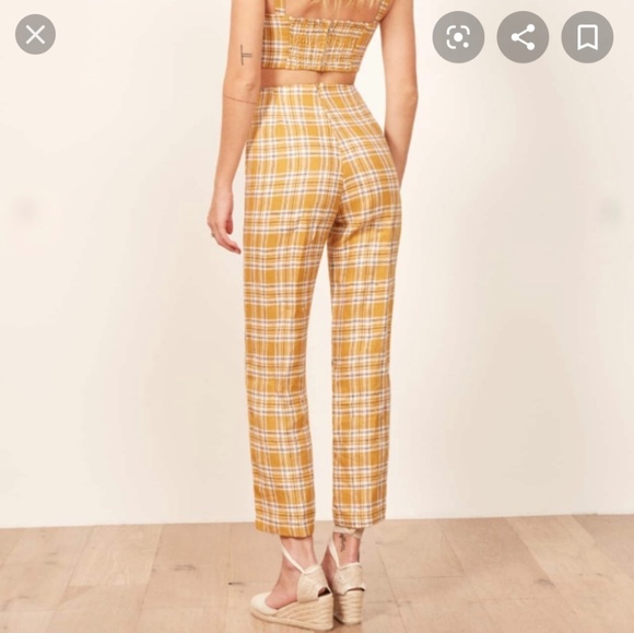 Reformation Noble pants in cher - Picture 2 of 3